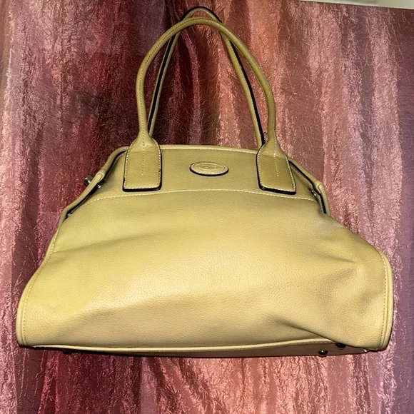 Tod's Leather Top Handle Satchel Handbag Purse